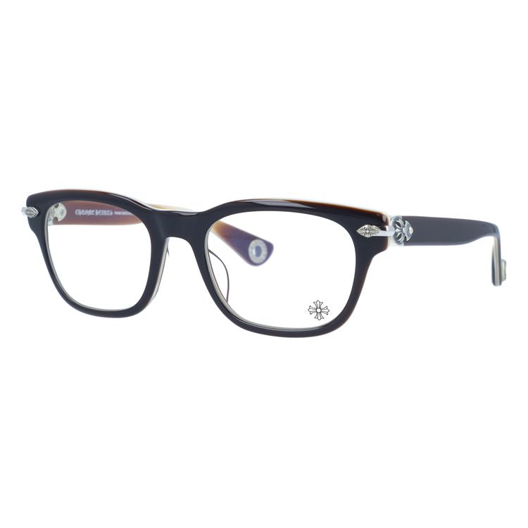 クロムハーツ メガネフレーム 伊達メガネ レギュラーフィット CHROME HEARTS WELL STRUNG BRBBR 52サイズ ウェリントン ユニセックス メンズ レディース 日本製