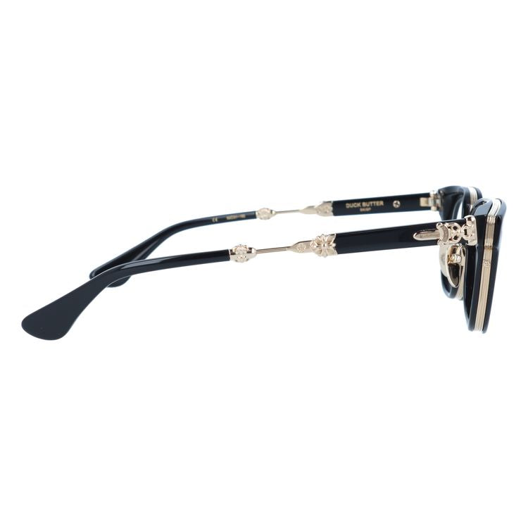 クロムハーツ メガネフレーム 伊達メガネ CHROME HEARTS DUCK BUTTER BK/GP 52サイズ ウェリントン ユニセックス メンズ レディース