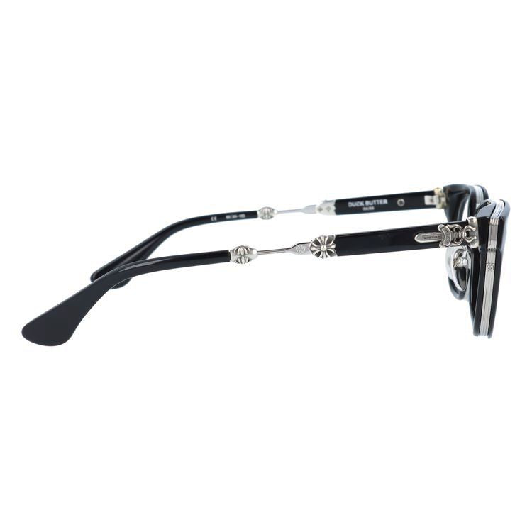 クロムハーツ メガネフレーム 伊達メガネ CHROME HEARTS DUCK BUTTER BK/SS 52サイズ ウェリントン ユニセックス メンズ レディース