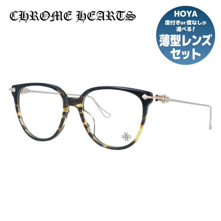 CHROME そこはかとない HEARTS/クロムハーツ/THO BRIWGウッド メガネ