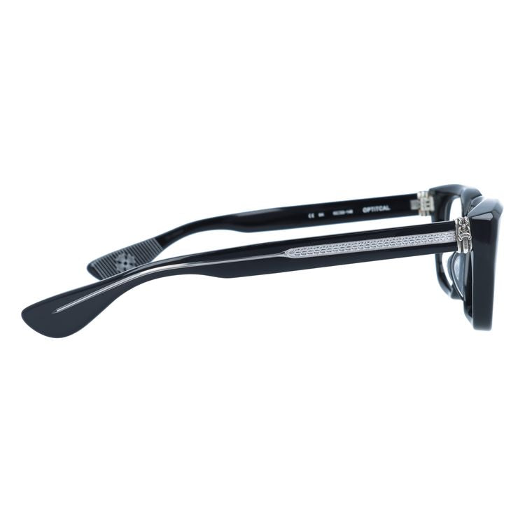 クロムハーツ メガネフレーム 伊達メガネ レギュラーフィット CHROME HEARTS OPTITCAL BK 52サイズ スクエア型 ユニセックス メンズ レディース