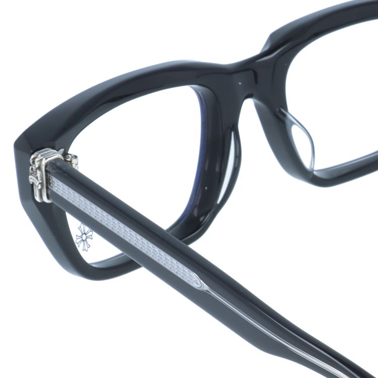 クロムハーツ メガネフレーム 伊達メガネ レギュラーフィット CHROME HEARTS OPTITCAL BK 52サイズ スクエア型 ユニセックス メンズ レディース