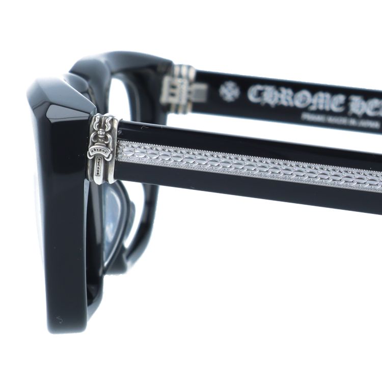 クロムハーツ メガネフレーム 伊達メガネ レギュラーフィット CHROME HEARTS OPTITCAL BK 52サイズ スクエア型 ユニセックス メンズ レディース