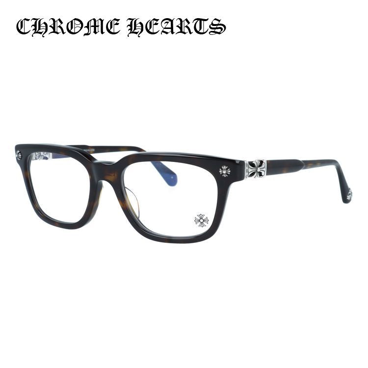 クロムハーツ メガネフレーム 伊達メガネ レギュラーフィット CHROME HEARTS COX UCKER MDT 52サイズ CHクロス ウェリントン型 ユニセックス メンズ レディース