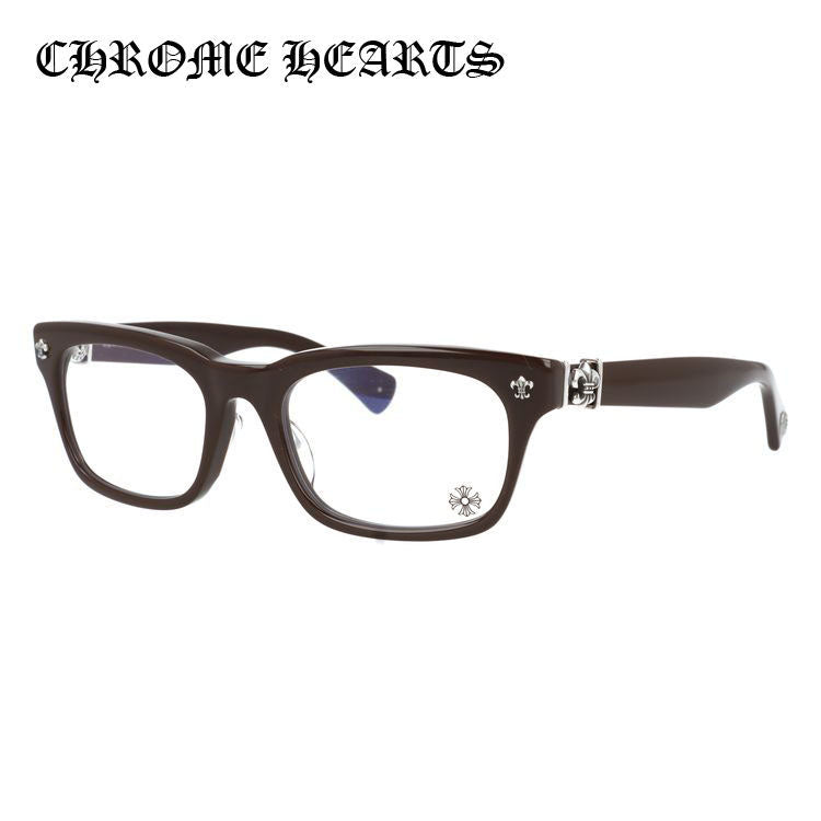 クロムハーツ メガネフレーム 伊達メガネ レギュラーフィット CHROME HEARTS GITTIN ANY?-A CLB 52サイズ BSフレア スクエア型 リムレス ツーポイント ベヨネッタ ユニセックス メンズ レディース