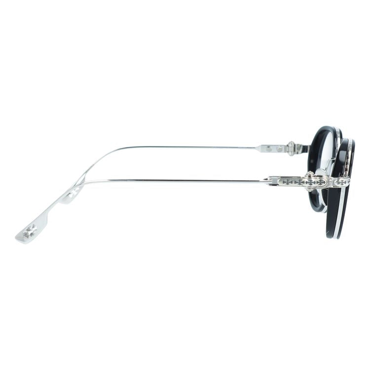 クロムハーツ メガネフレーム 伊達メガネ CHROME HEARTS SEX T-9 BK/SS 47サイズ CHクロス ボストン型 ユニセックス メンズ レディース