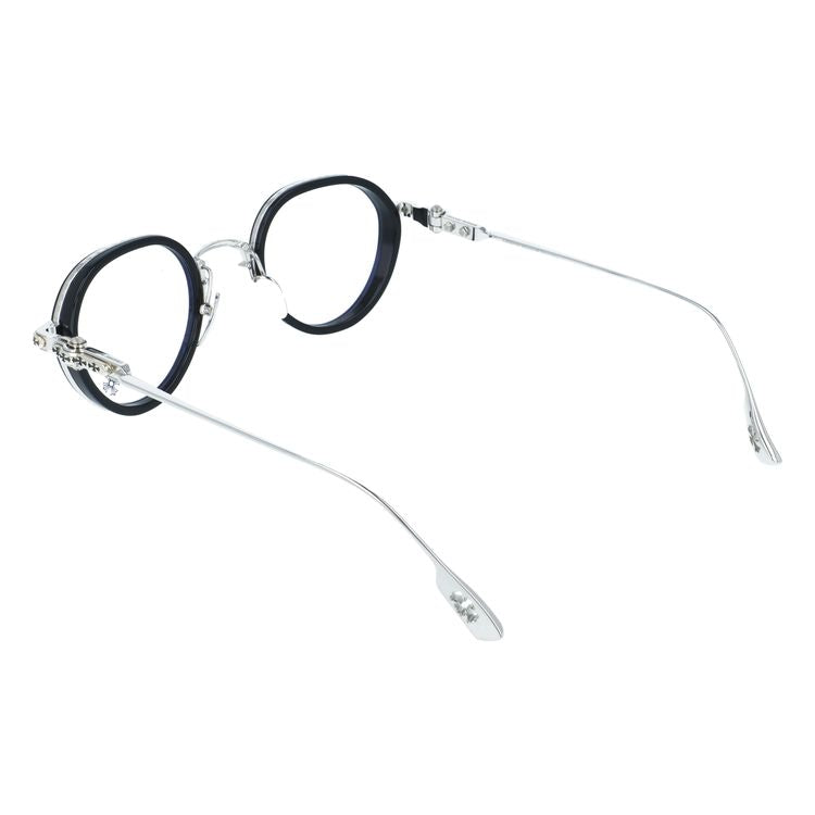 クロムハーツ メガネフレーム 伊達メガネ CHROME HEARTS SEX T-9 BK/SS 47サイズ CHクロス ボストン型 ユニセックス メンズ レディース