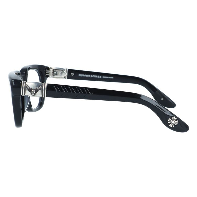 クロムハーツ メガネフレーム 伊達メガネ アジアンフィット CHROME HEARTS WELL HELL YEAH BK 51サイズ スカル ウェリントン型 ユニセックス メンズ レディース