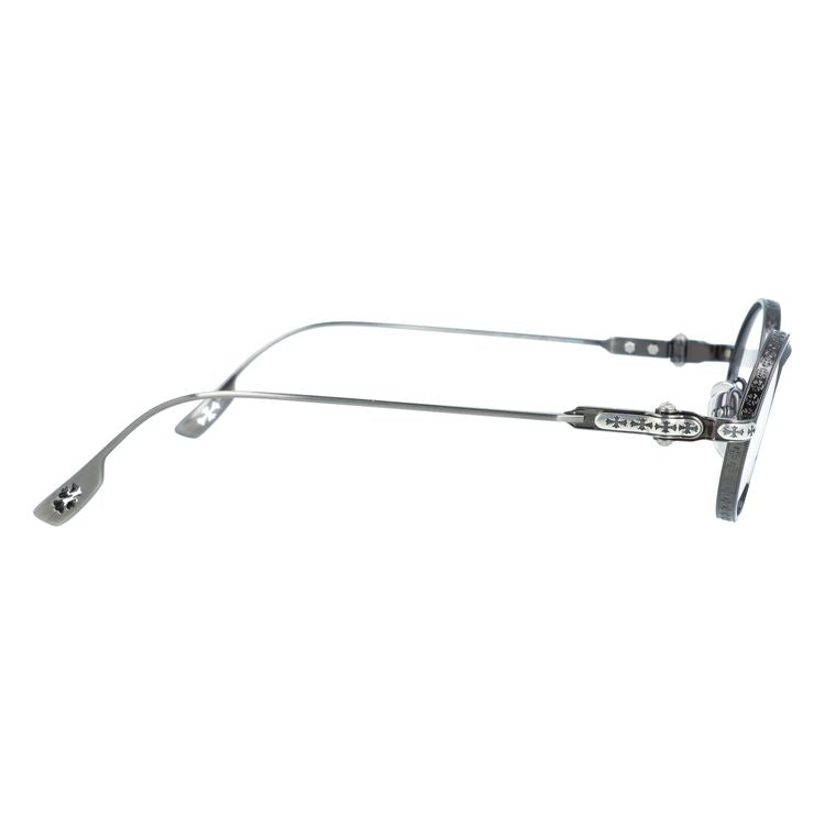 クロムハーツ メガネフレーム 伊達メガネ CHROME HEARTS HONEY DIPPED PWR 48サイズ CHクロス オーバル型 ユニセックス メンズ レディース
