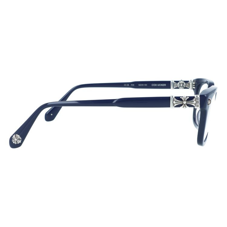 クロムハーツ メガネフレーム 伊達メガネ アジアンフィット CHROME HEARTS COX UCKER PCK 52サイズ CHクロス ウェリントン型 ユニセックス メンズ レディース