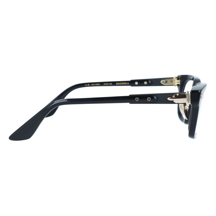 クロムハーツ メガネフレーム 伊達メガネ アジアンフィット CHROME HEARTS BAGGINS-A BK-P-18KGP 51サイズ フレアニー ウェリントン型 ユニセックス メンズ レディース