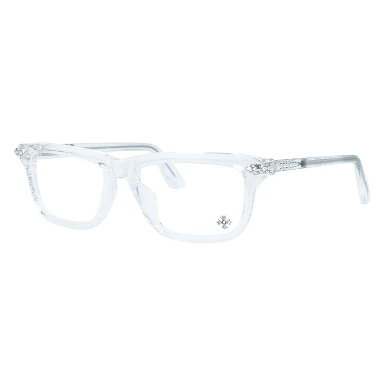 クロムハーツ メガネフレーム 伊達メガネ アジアンフィット CHROME HEARTS LITTLE DINGER CRYS 54サイズ フレアニー ウェリントン型 ユニセックス メンズ レディース