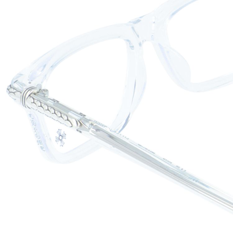 クロムハーツ メガネフレーム 伊達メガネ アジアンフィット CHROME HEARTS LITTLE DINGER CRYS 54サイズ フレアニー ウェリントン型 ユニセックス メンズ レディース