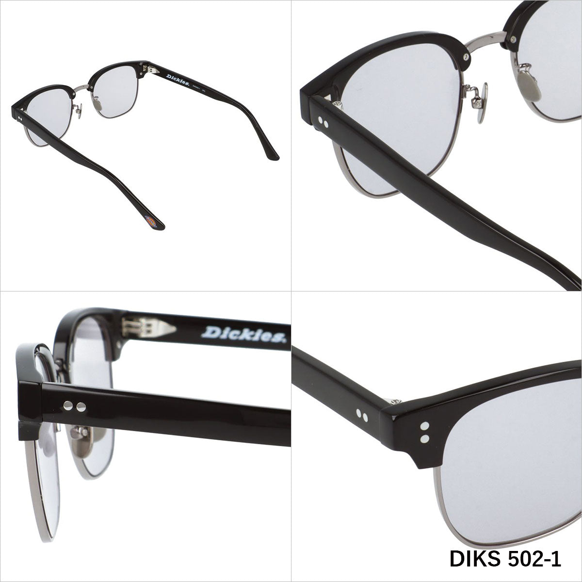 ディッキーズ サングラス アジアンフィット(フルフィット) 調整可能ノーズパッド(クリングス) Dickies DIKS 502 全3カラー 50サイズ 国内正規品 ブロー型 ユニセックス メンズ レディース