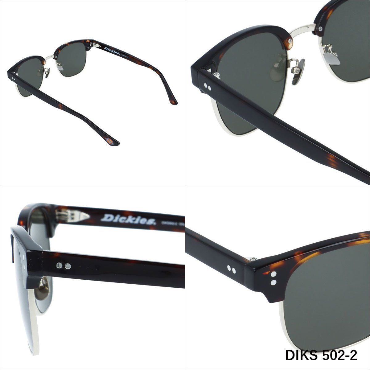 ディッキーズ サングラス アジアンフィット(フルフィット) 調整可能ノーズパッド(クリングス) Dickies DIKS 502 全3カラー 50サイズ 国内正規品 ブロー型 ユニセックス メンズ レディース