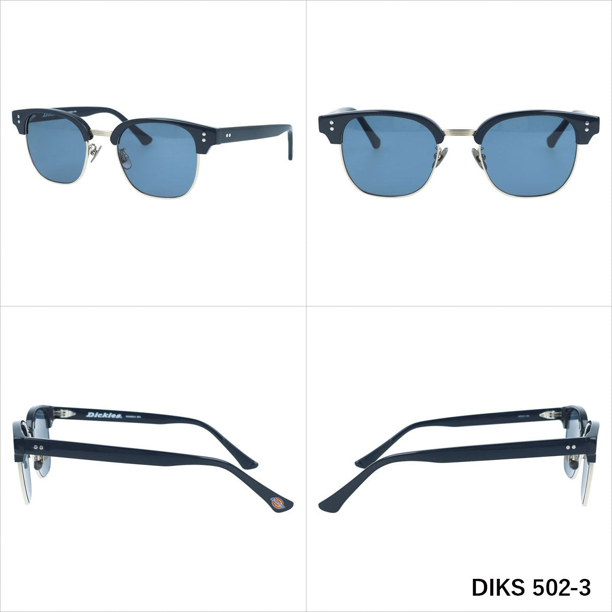 ディッキーズ サングラス アジアンフィット(フルフィット) 調整可能ノーズパッド(クリングス) Dickies DIKS 502 全3カラー 50サイズ 国内正規品 ブロー型 ユニセックス メンズ レディース