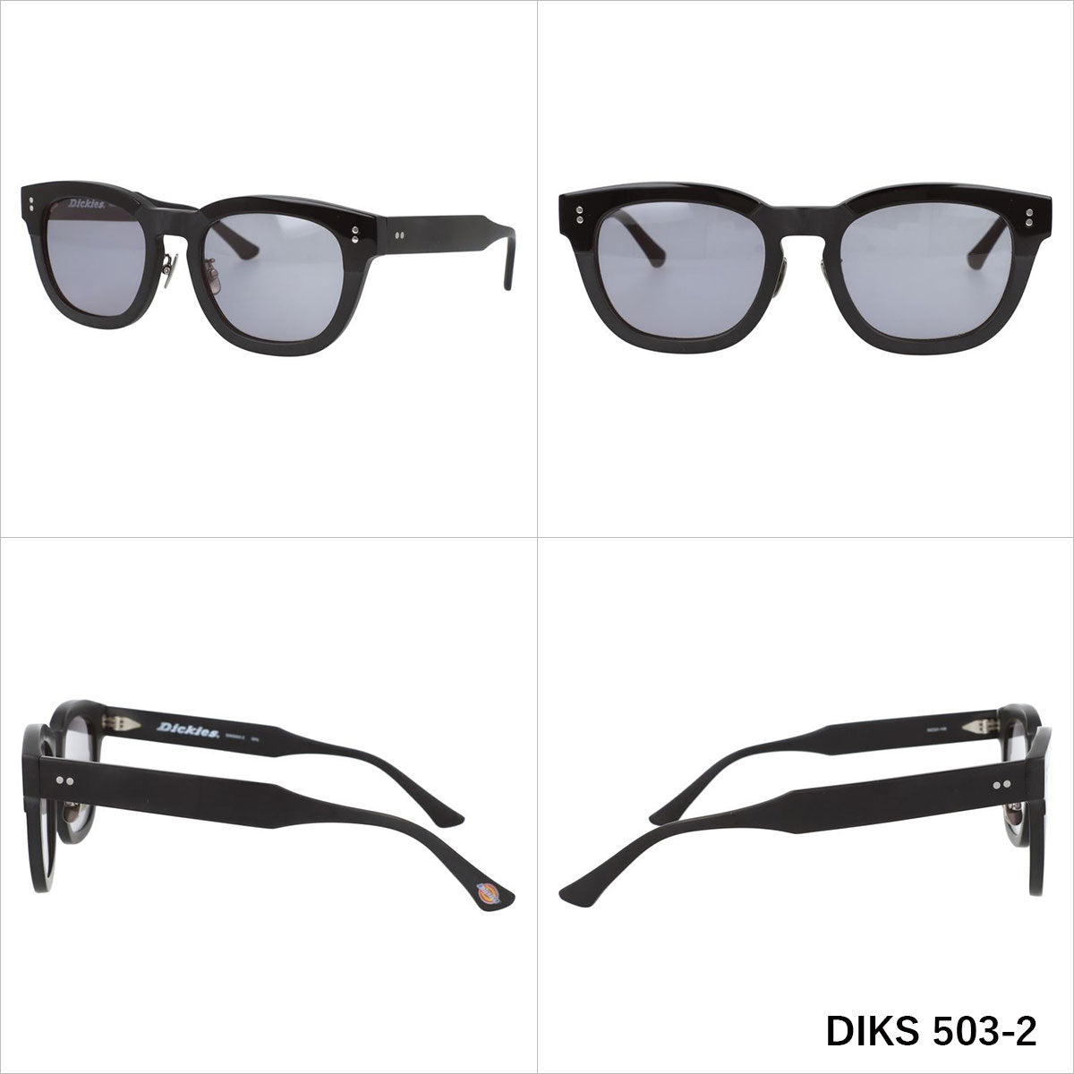 ディッキーズ サングラス アジアンフィット(フルフィット) 調整可能ノーズパッド(クリングス) Dickies DIKS 503 全3カラー 53サイズ 国内正規品 ウェリントン型 ユニセックス メンズ レディース