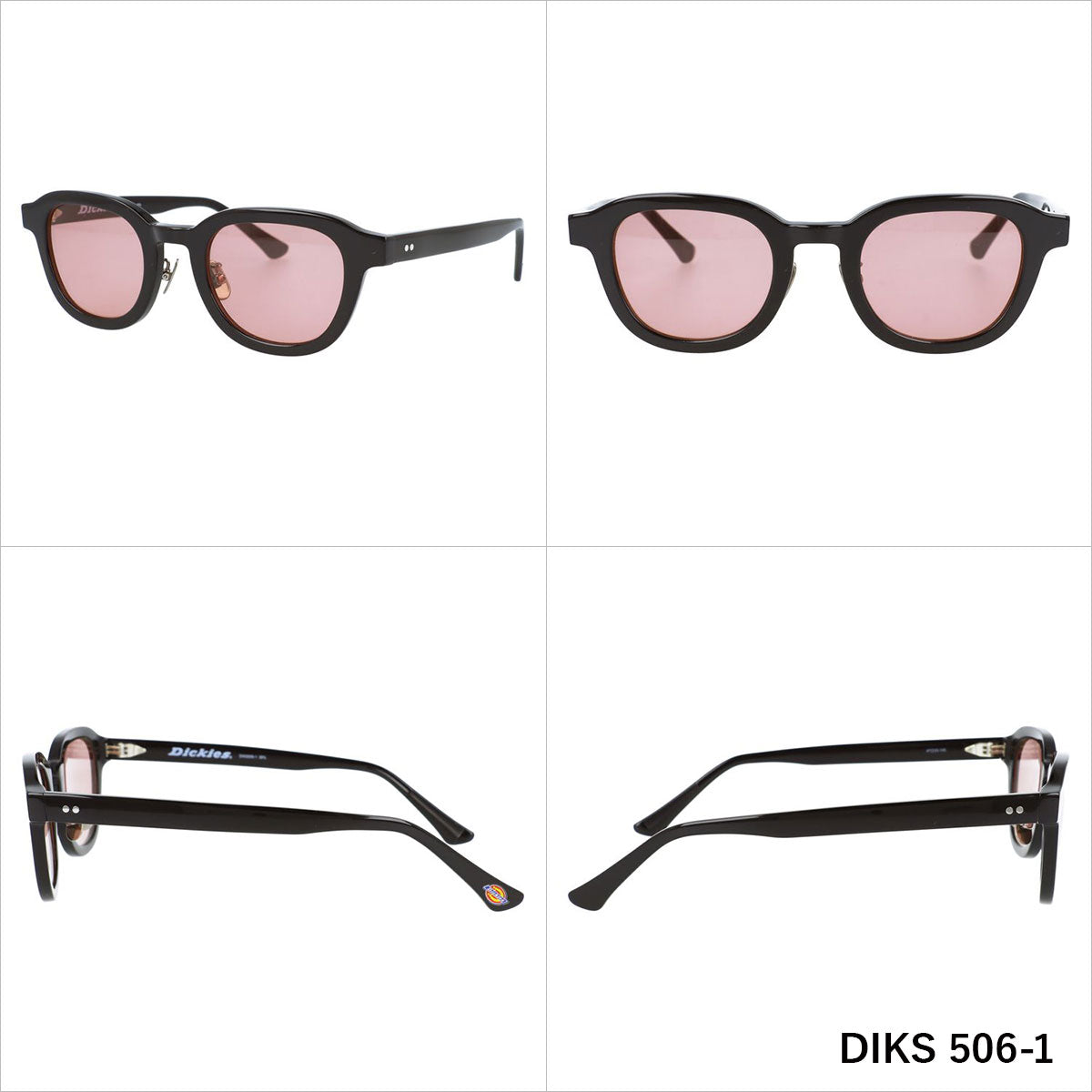 ディッキーズ サングラス アジアンフィット(フルフィット) 調整可能ノーズパッド(クリングス) Dickies DIKS 506 全3カラー 47サイズ 国内正規品 ウェリントン型 ユニセックス メンズ レディース