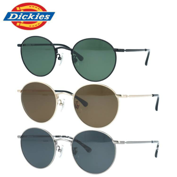 ディッキーズ サングラス 偏光サングラス アジアンフィット(フルフィット) 調整可能ノーズパッド(クリングス) Dickies DIKS 508 52サイズ 全3カラー ラウンド型 ユニセックス メンズ レディース