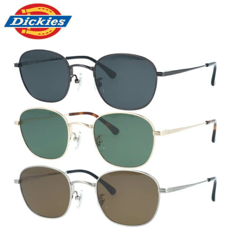 ディッキーズ サングラス 偏光サングラス アジアンフィット(フルフィット) 調整可能ノーズパッド(クリングス) Dickies DIKS 509 51サイズ 全3カラー スクエア型 ユニセックス メンズ レディース