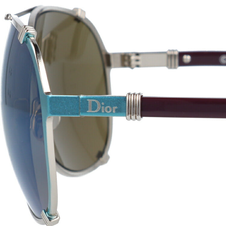 【訳あり】ディオール サングラス DIOR CHICAGO/2 1QW/3U Palladium Turquoise Plum/Khaki Blue Mirror ティアドロップ UVカット ラッピング無料