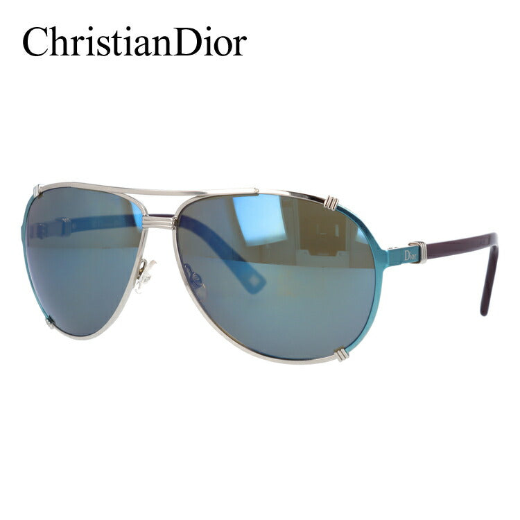 ディオール サングラス DIOR CHICAGO/2 1QW/3U Palladium Turquoise Plum/Khaki Blue Mirror ティアドロップ UVカット ラッピング無料