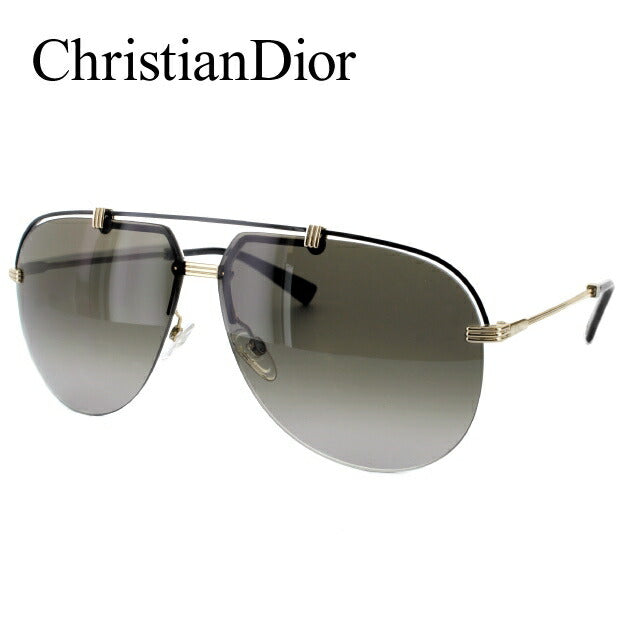 【訳あり】クリスチャン・ディオール Christian Dior サングラス DIOR CROISETTE4 DYD/HA 62 ゴールド/ブラック（ノーズパッド調節可能） メンズ レディース UVカット 紫外線 ラッピング無料