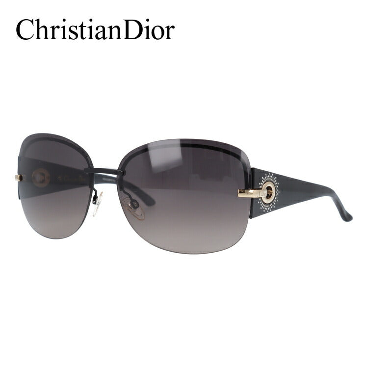 クリスチャン・ディオール Christian Dior サングラス DIOR PRECIEUSEF KH8/XQ 64 ブラック（ノーズパッド調節可能） レディース UVカット 紫外線 ラッピング無料