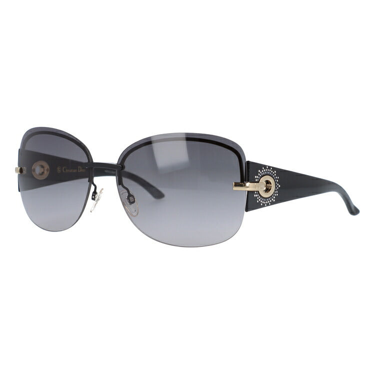【訳あり】クリスチャン・ディオール Christian Dior サングラス DIOR PRECIEUSEF BKS/EU 64 ブラック(ノーズパッド調節可能) レディース UVカット 紫外線 ラッピング無料