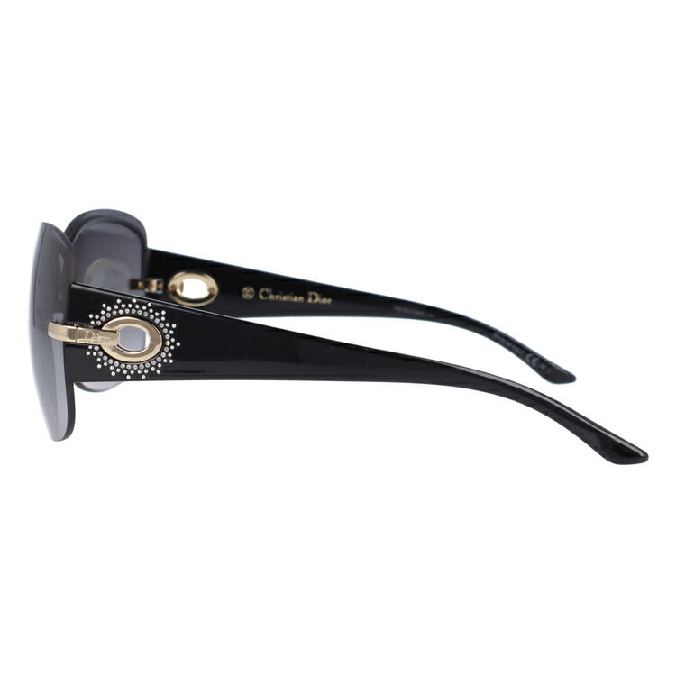 【訳あり】クリスチャン・ディオール Christian Dior サングラス DIOR PRECIEUSEF BKS/EU 64 ブラック(ノーズパッド調節可能) レディース UVカット 紫外線 ラッピング無料