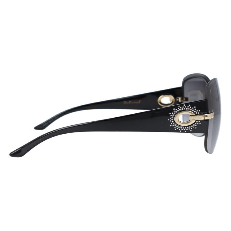 【訳あり】クリスチャン・ディオール Christian Dior サングラス DIOR PRECIEUSEF BKS/EU 64 ブラック(ノーズパッド調節可能) レディース UVカット 紫外線 ラッピング無料