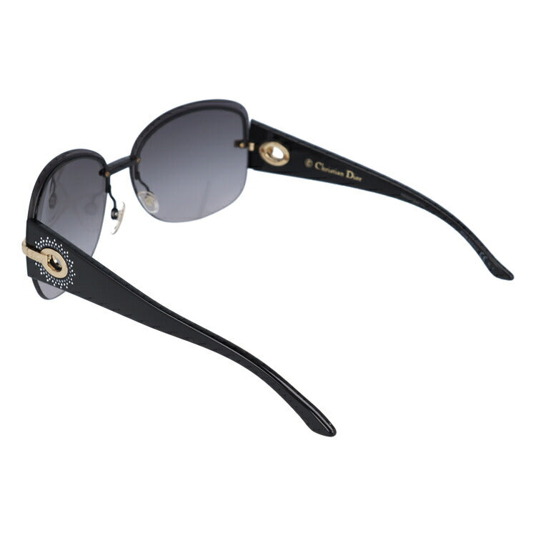 【訳あり】クリスチャン・ディオール Christian Dior サングラス DIOR PRECIEUSEF BKS/EU 64 ブラック(ノーズパッド調節可能) レディース UVカット 紫外線 ラッピング無料