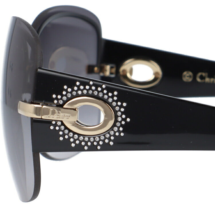 【訳あり】クリスチャン・ディオール Christian Dior サングラス DIOR PRECIEUSEF BKS/EU 64 ブラック(ノーズパッド調節可能) レディース UVカット 紫外線 ラッピング無料