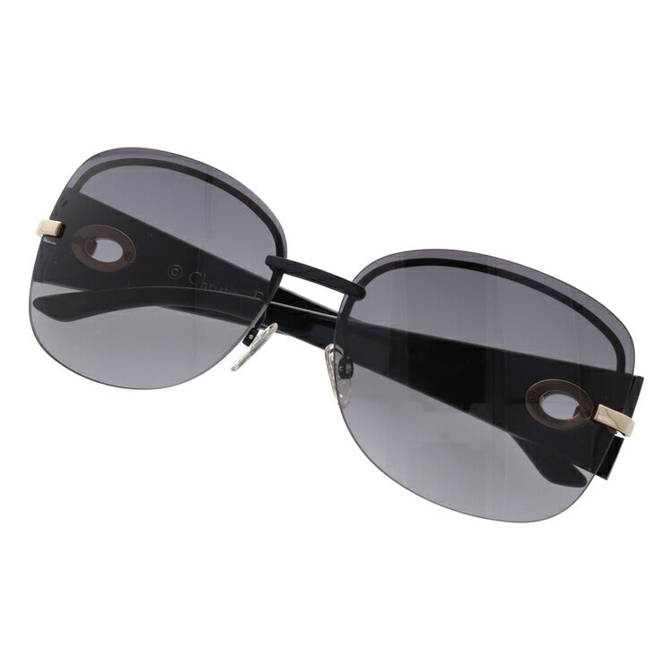 【訳あり】クリスチャン・ディオール Christian Dior サングラス DIOR PRECIEUSEF BKS/EU 64 ブラック(ノーズパッド調節可能) レディース UVカット 紫外線 ラッピング無料