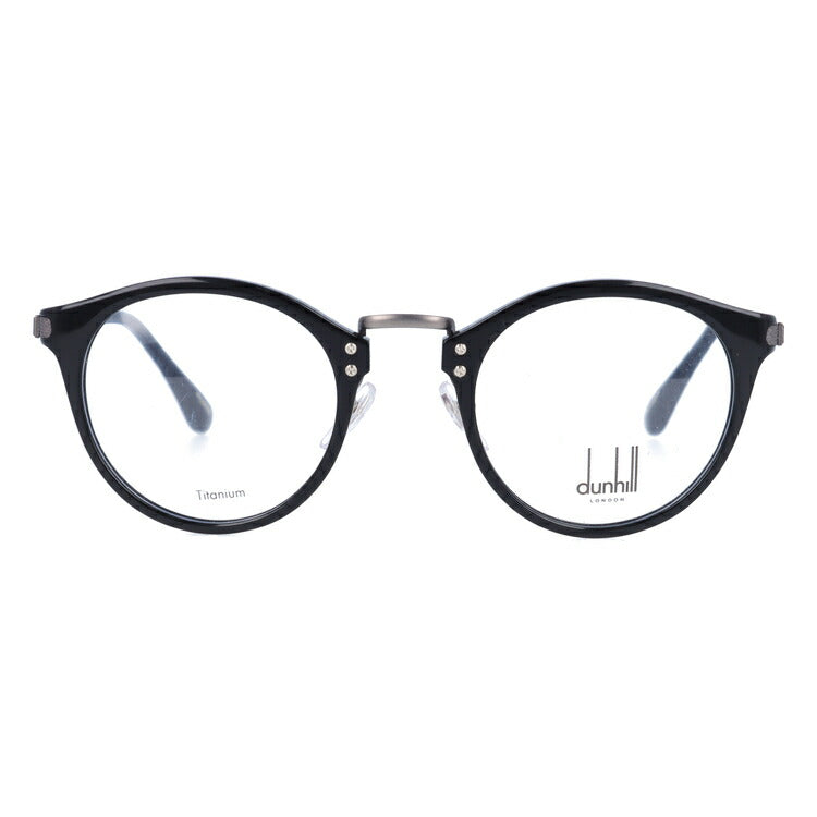 【選べるレンズ15色】【国内正規品】ダンヒル メガネ 度付き 度なし 伊達メガネ 眼鏡 dunhill VDH114G 0700 48サイズ ボストン メンズ イタリア製 ラッピング無料