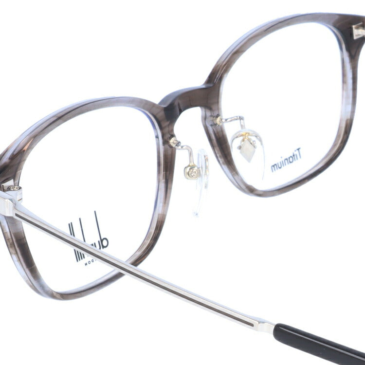 【選べるレンズ15色】【国内正規品】ダンヒル メガネ 度付き 度なし 伊達メガネ 眼鏡 dunhill VDH126J 01EX 50サイズ ウェリントン メンズ 日本製 ラッピング無料