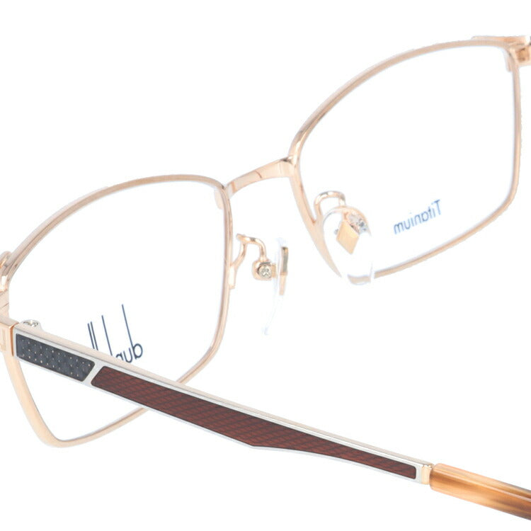 【国内正規品】ダンヒル メガネ 度付き 度なし 伊達メガネ 眼鏡 dunhill VDH202J 0300 55サイズ スクエア メンズ 日本製 ラッピング無料