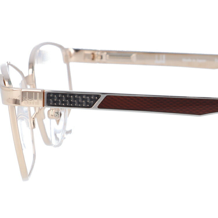 【国内正規品】ダンヒル メガネ 度付き 度なし 伊達メガネ 眼鏡 dunhill VDH202J 0300 55サイズ スクエア メンズ 日本製 ラッピング無料