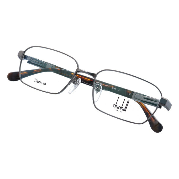 【国内正規品】ダンヒル メガネ 度付き 度なし 伊達メガネ 眼鏡 dunhill VDH220J 0568 55サイズ スクエア メンズ 日本製 ラッピング無料