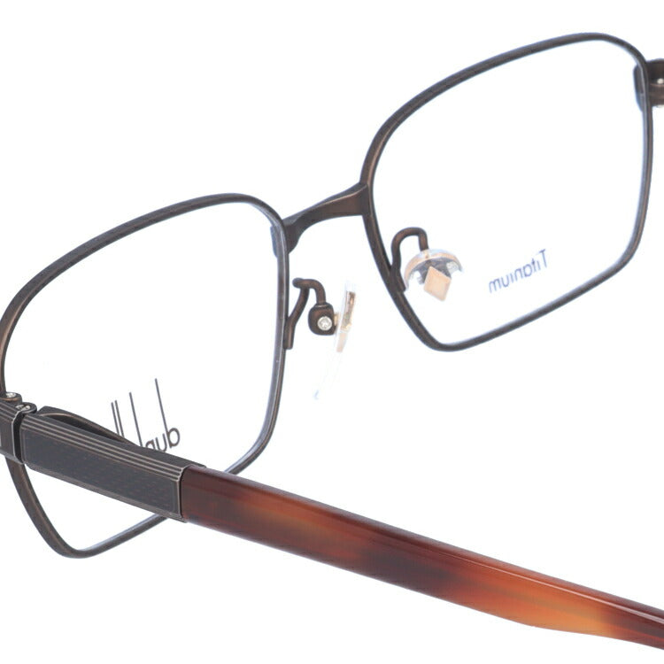 【国内正規品】ダンヒル メガネ 度付き 度なし 伊達メガネ 眼鏡 dunhill VDH220J 0A22 55サイズ スクエア メンズ 日本製 ラッピング無料
