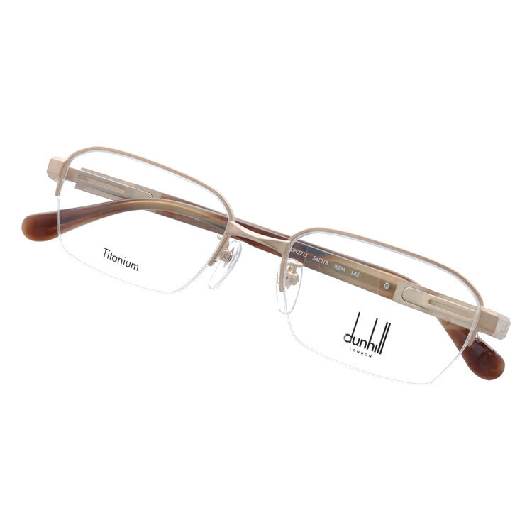 【国内正規品】ダンヒル メガネ 度付き 度なし 伊達メガネ 眼鏡 dunhill VDH221J I88M 54サイズ スクエア メンズ 日本製 ラッピング無料