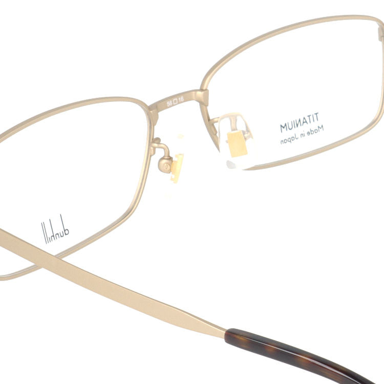 ダンヒル メガネフレーム 伊達メガネ アジアンフィット dunhill DU0015OJ 001 56サイズ スクエア型 ユニセックス メンズ レディース