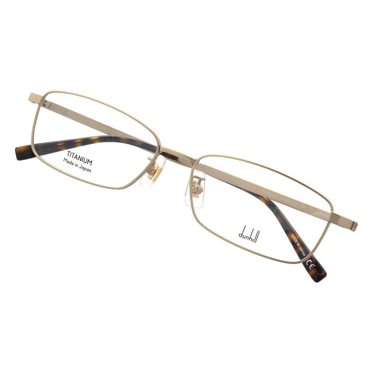 ダンヒル メガネフレーム 伊達メガネ アジアンフィット dunhill DU0015OJ 001 56サイズ スクエア型 ユニセックス メンズ レディース