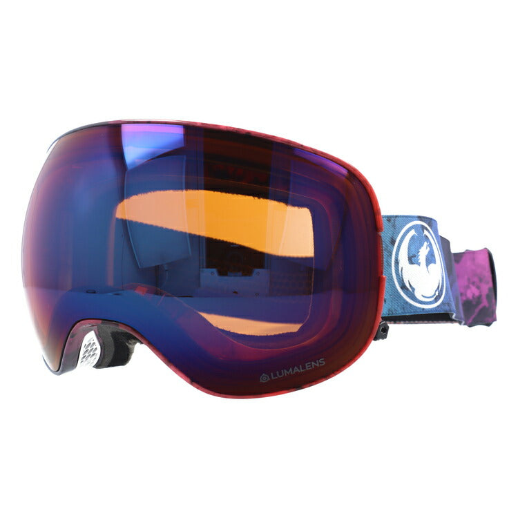 ミラーレンズ スノーゴーグル スキー スノーボード スノボ 球面ダブルレンズ フレームレス リムレス メンズ レディース ウィンタースポーツ 曇り防止 曇り止め 誕生日 プレゼント DRAGON ドラゴン X2 772-8902 男性 女性