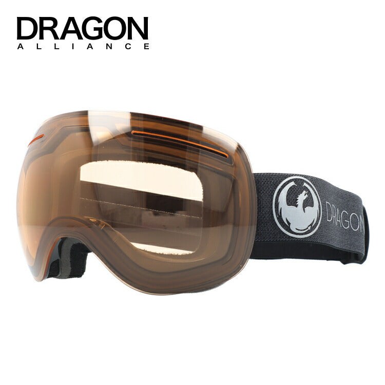 調光 スノーゴーグル スキー スノーボード スノボ 球面ダブルレンズ フレームレス リムレス メンズ レディース ウィンタースポーツ 曇り防止 曇り止め 誕生日 プレゼント DRAGON ドラゴン X1 752-8339 男性 女性
