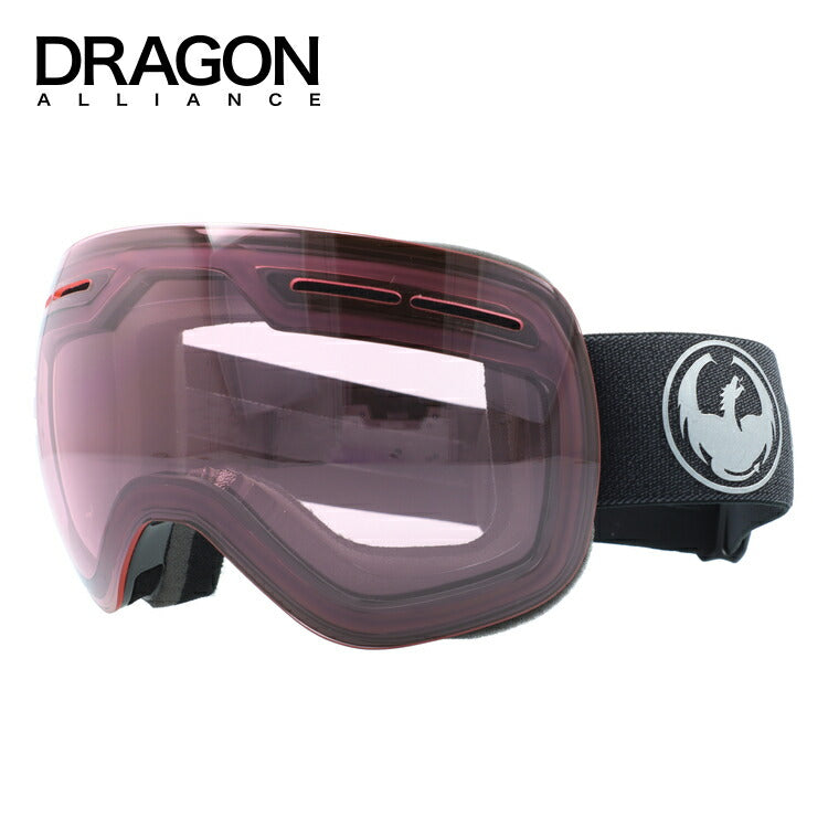 調光 スノーゴーグル スキー スノーボード スノボ 球面ダブルレンズ フレームレス リムレス メンズ レディース ウィンタースポーツ 曇り防止 曇り止め 誕生日 プレゼント DRAGON ドラゴン X1s 701-8341 男性 女性