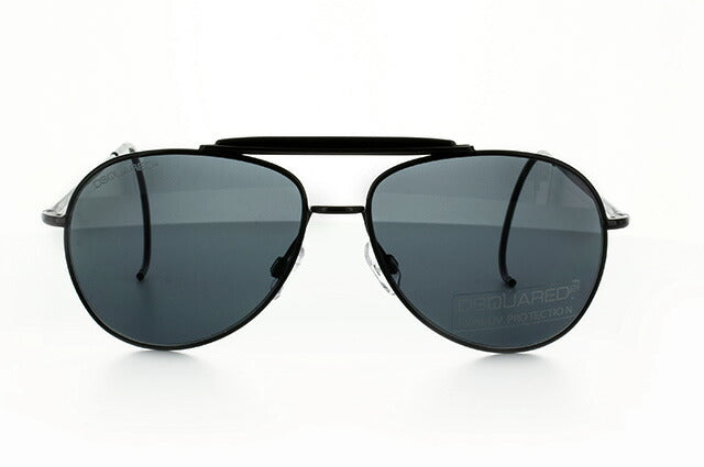 ディースクエアード サングラス DSQUARED2 DQ0144S 01A ブラック/グレー ティアドロップ メンズ レディース スクエア型 UVカット ラッピング無料
