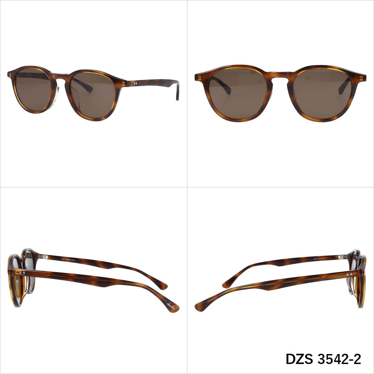 ダズリン サングラス アジアンフィット dazzlin DZS 3542 49サイズ 全3カラー ウェリントン型 ユニセックス メンズ レディース