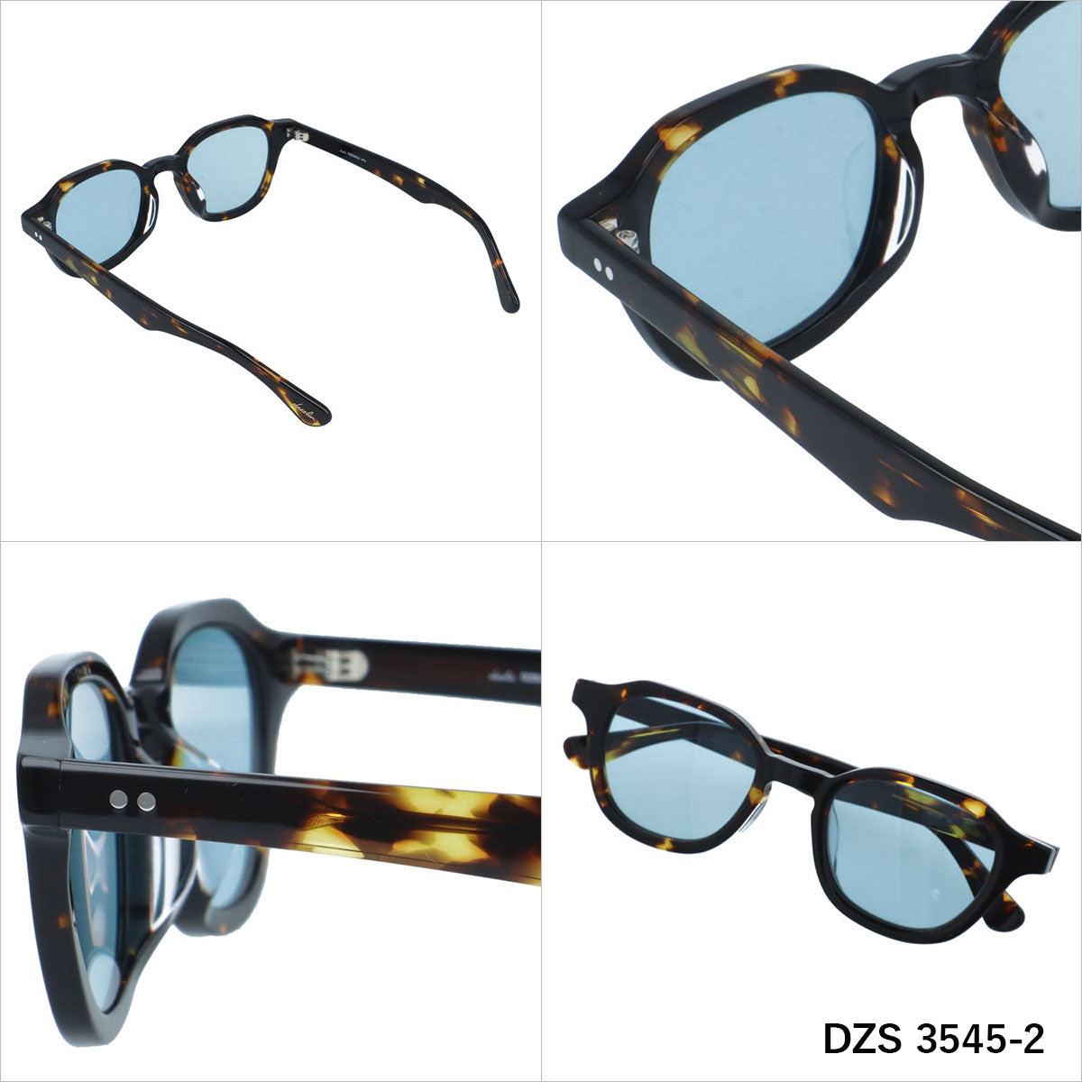 ダズリン サングラス アジアンフィット dazzlin DZS 3545 48サイズ 全3カラー ウェリントン型 ユニセックス メンズ レディース