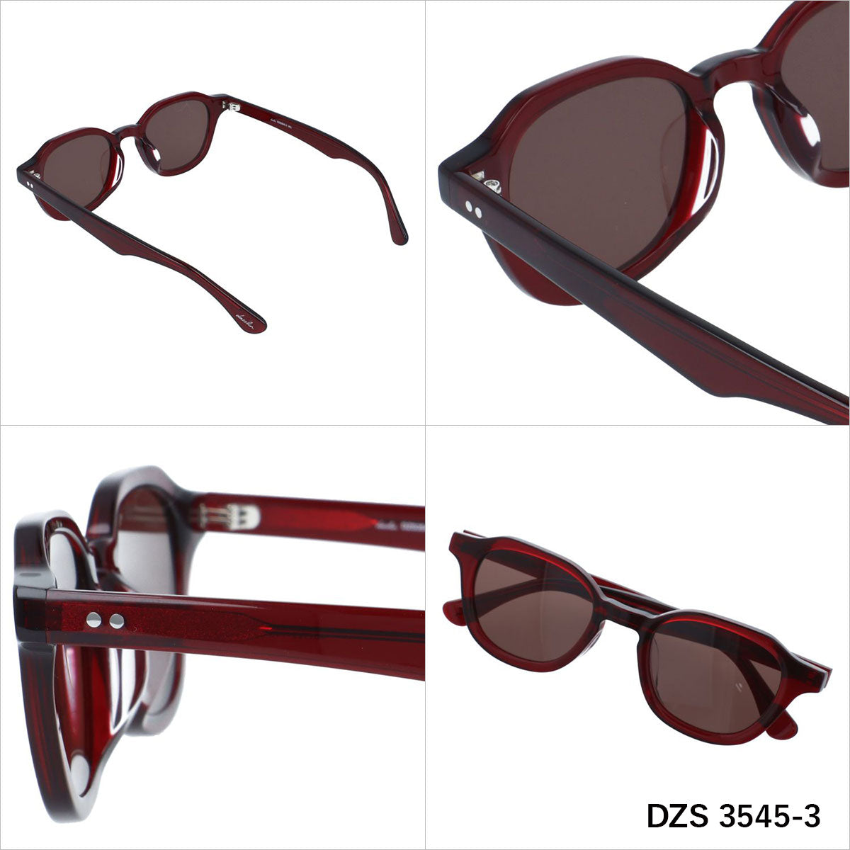 ダズリン サングラス アジアンフィット dazzlin DZS 3545 48サイズ 全3カラー ウェリントン型 ユニセックス メンズ レディース